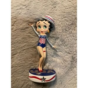 Danbury Mint Betty Boop Star Spangled Betty Collector Figure 1999‎ Vintage